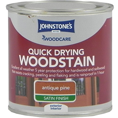 Johnstones Woodcare Quick Drying Interior/exterior Woodstain Antique Pine 250ml
