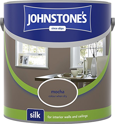 Johnstone's 304111 2.5 Litre Silk Emulsion Paint - Mocha