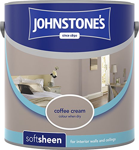 Johnstone's 304139 2.5 Litre Soft Sheen Emulsion Paint - Coffee Cream