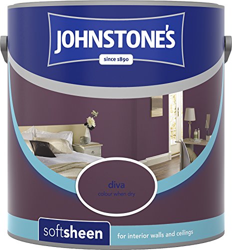 Johnstone's 304142 2.5 Litre Soft Sheen Emulsion Paint - Diva