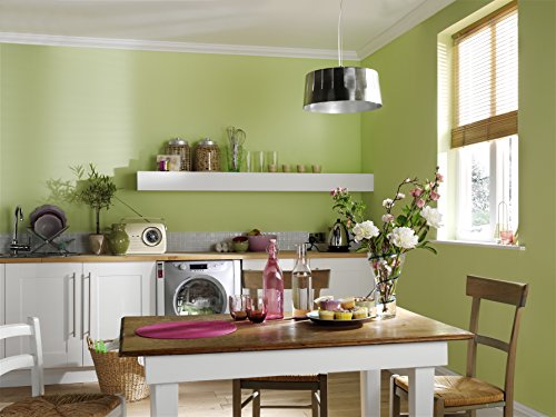 Johnstone's 305994 2.5 Litre Kitchen And Bathroom Emulsion Paint - Lime Crush