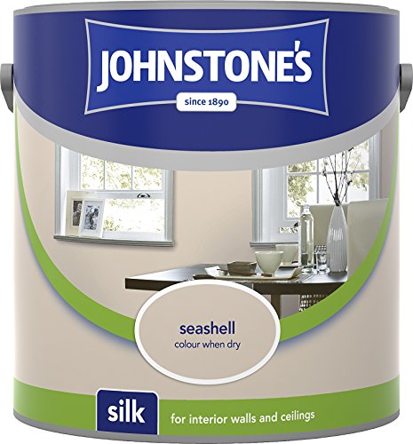 Johnstone's 306586 2.5 Litre Silk Emulsion Paint - Seashell