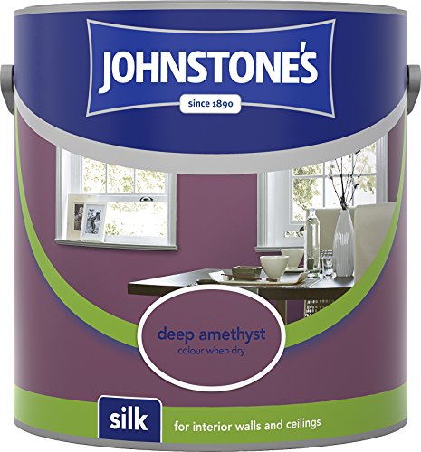 Johnstone's 307069 2.5 Litre Silk Emulsion Paint - Deep Amethyst