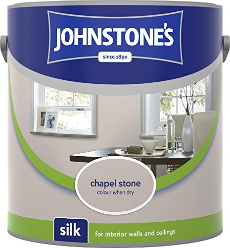 Johnstone's 307072 2.5 Litre Silk Emulsion Paint - Chapel Stone
