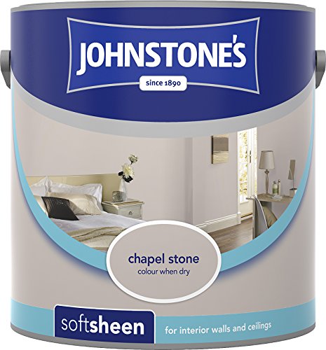 Johnstone's 307084 2.5 Litre Soft Sheen Emulsion Paint - Chapel Stone