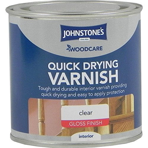 Johnstones Woodcare Quick Drying Interior Varnish Gloss Clear 250ml