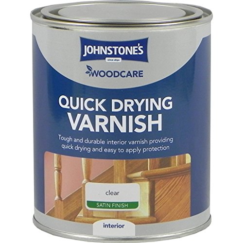 Johnstones Woodcare Quick Drying Interior Varnish Satin Clear 750ml