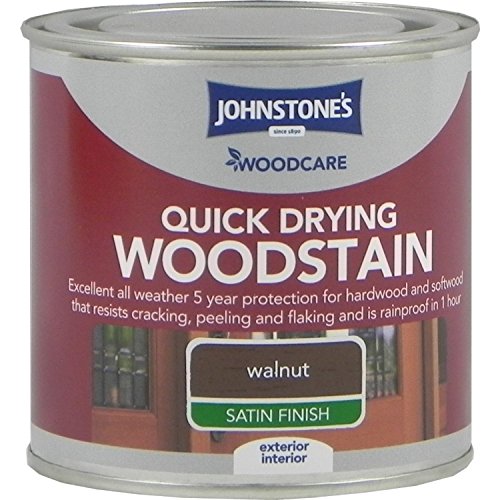 Johnstones Woodcare Quick Drying Interior/exterior Woodstain Walnut 250ml