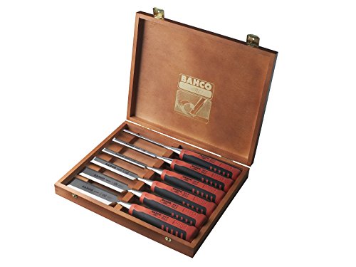 Bahco Bevel Edge Chisel Set of 6 In Wooden Box