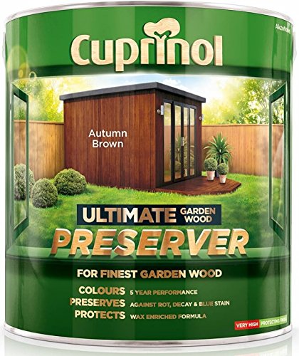Cuprinol Ultimate Garden Wood Preserver Autumn Brown 1 Litre