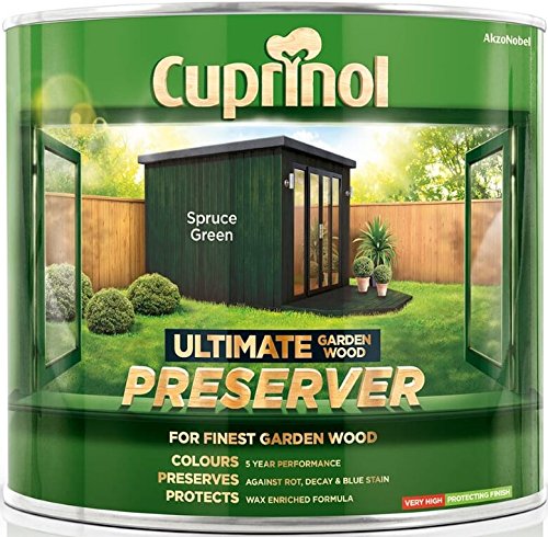 Cuprinol Ultimate Garden Wood Preserver Spruce Green 4 Litre