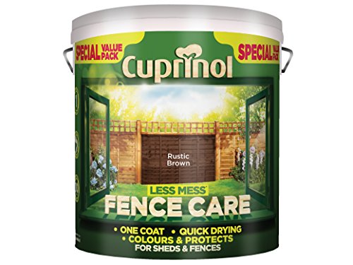 Cuprinol Lmfcrb6l 6 Litre Less Mess Fence Care - Rustic Brown