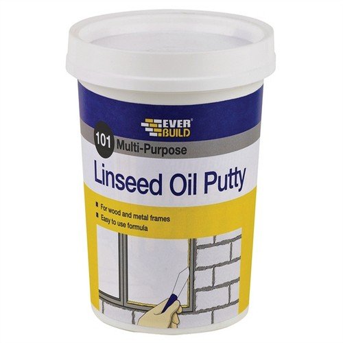Everbuild Multi-Purpose Linseed Oil Putty Natural 5kg