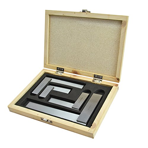 Faithfull Engineer's Squares Set, 4 Piece (50, 75, 100, 150mm)