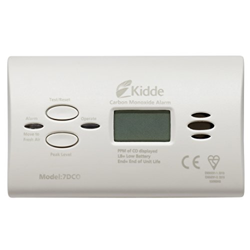 Kidde 7dco Carbon Monoxide Alarm (replaceable Batteries) Digital Display 10 Year Sensor And Warranty