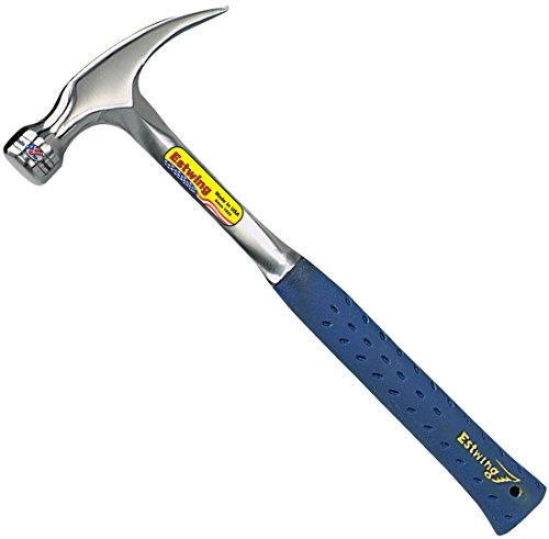 Estwing 12oz Straight Claw Hammer With Blue Vinyl Grip