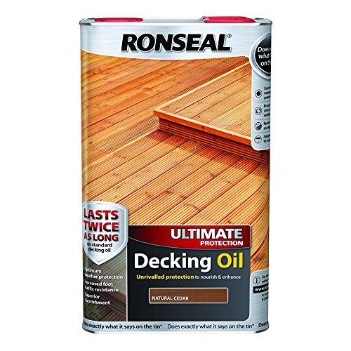 Ronseal Ultimate Protection Decking Oil Natural Cedar 5 Litre
