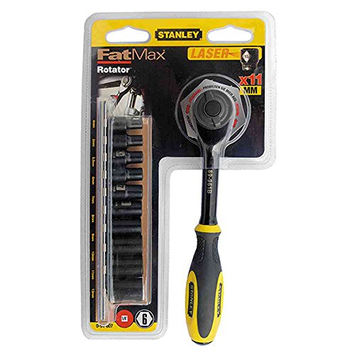 Stanley Tools FatMax Rotator Socket Set of 11 Metric 1/4in Drive