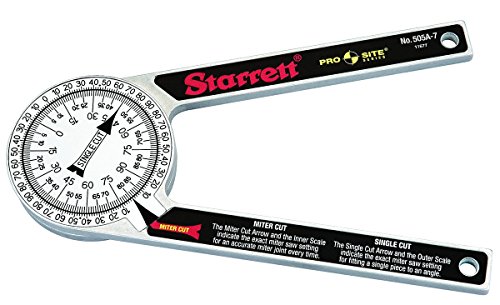 Starrett A7 Pro Site Protractor 175mm (7in)