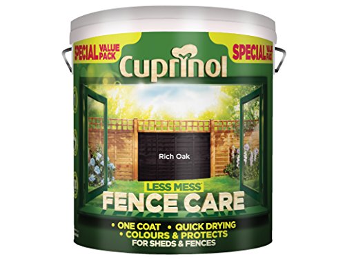 Cuprinol Lmfcro6l 6 Litre Less Mess Fence Care - Rich Oak