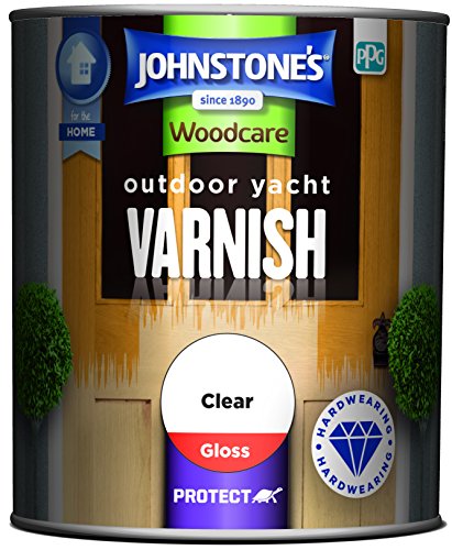Johnstone's Woodcare Outdoor Yacht Varnish Gloss Paint