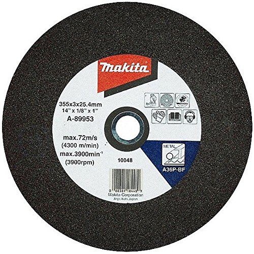 Makita 355mm Abrasive Chop Saw Wheels (Pack 5)