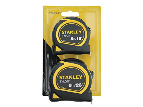 Stanley Tylon™ Pocket Tapes 5m/16ft + 8m/26ft (Twin Pack)
