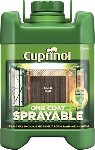 Cuprinol 5l Spray Fence Treatment - Forest Oak