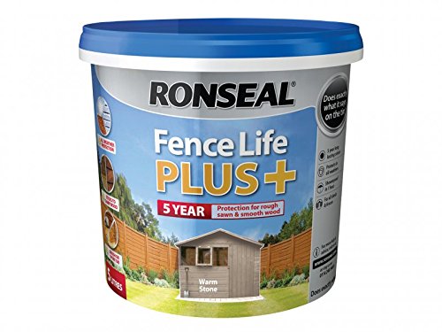 Ronseal Fence Life Plus+ Warm Stone 5 Litre