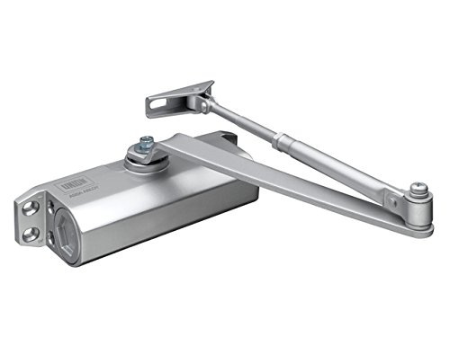 Union Fixed Size 3 Rack & Pinion Door Closer Silver