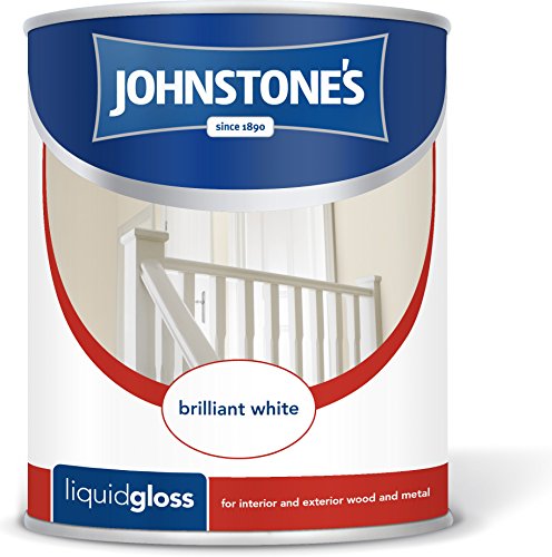 Johnstone's 303902 750ml Liquid Gloss Paint - Brilliant White