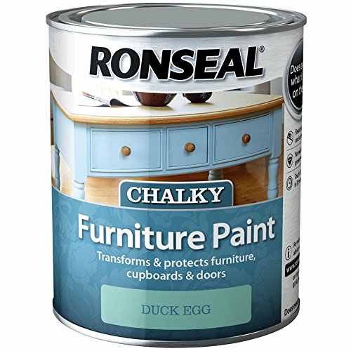 Ronseal 750ml Chalky Furniture Paint - Duck Egg