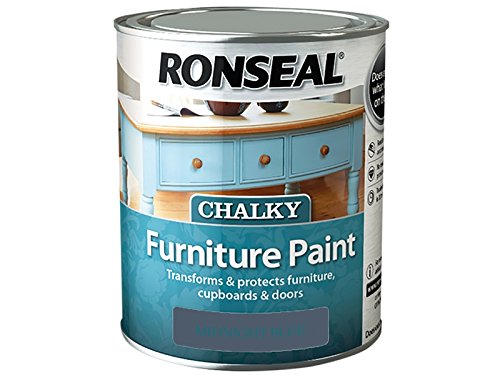 Ronseal  750ml Chalky Furniture Paint - Midnight Blue