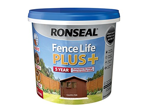 Ronseal Fence Life Plus+ Country Oak 5 Litre