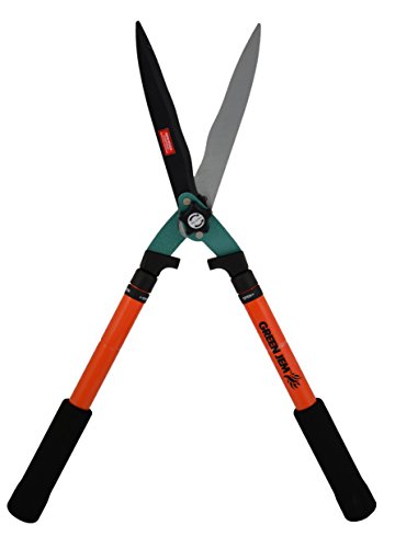 Green Jem Telescopic Hedge Shears Cutters Gardening Tool With Non-stick Blades - Orange