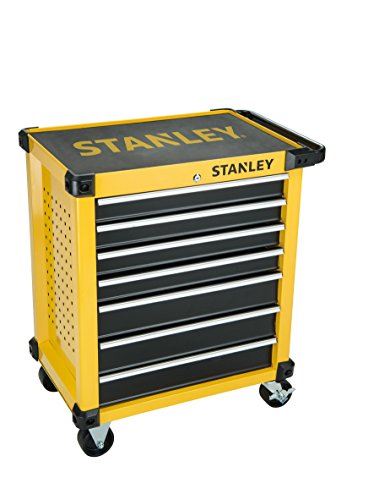 Stanley Tools Sta174306 174306 27-inch 7 Drawer Roller Cabinet - Yellow