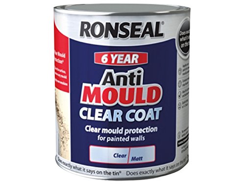 Ronseal 2.5 Litre 6 Year Anti-mould Coat Matt Paint - Clear