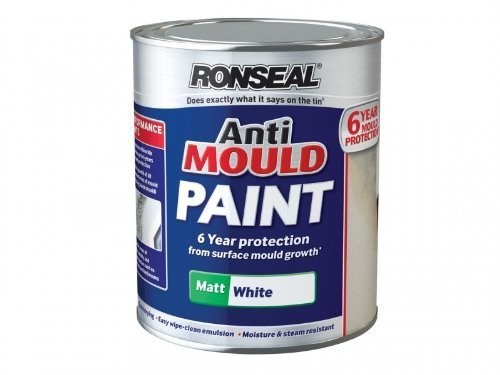 Ronseal Anti Mould Paint - White Matt - 2.5 Litre