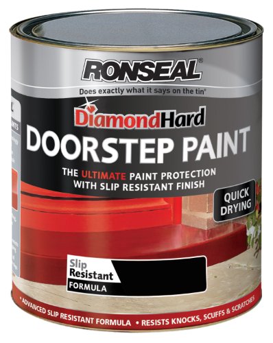 Ronseal Dhdspb750 750ml Diamond Hard Doorstep Paint - Black