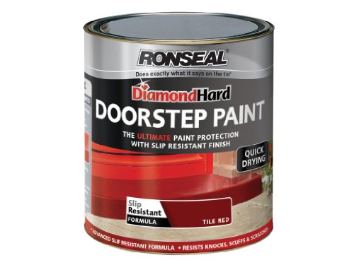 Ronseal Diamond Hard Doorstep Paint - Red - 250ml