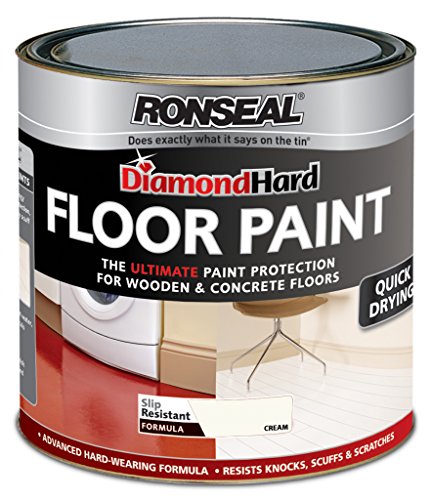 Ronseal Diamond Hard Floor Paint 750ml Cream