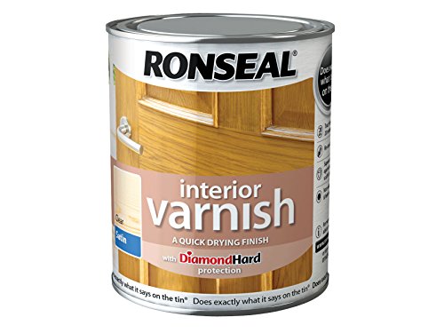 Ronseal Rslivscl250 Quick Dry Clear Satin Interior Varnish