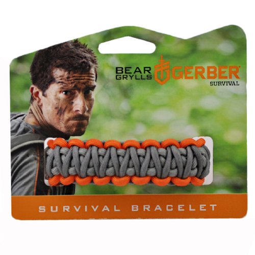 Gerber Bear Grylls Survival Paracord Bracelet - Grey