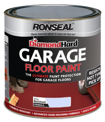 Ronseal 2.5l Diamond Hard Garage Floor Paint - Steel Blue