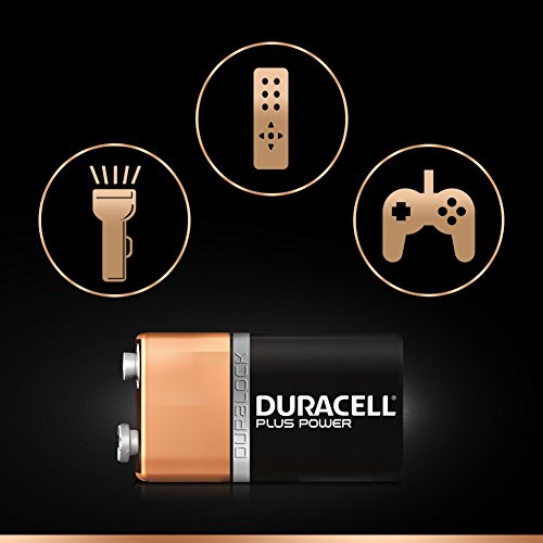 Duracell 9V Cell Plus Power Battery Pack of 2