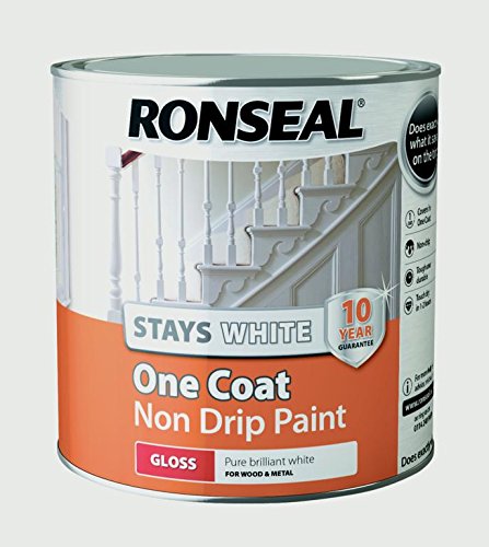 Ronseal One Coat Stays White - Gloss - 2.5l