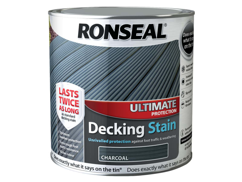 Ronseal Ultimate Protection Decking Stain Charcoal 2.5 Litre
