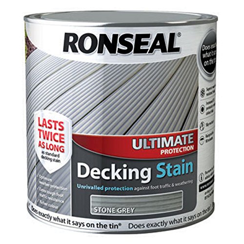 Ronseal Ultimate Protection Decking Stain Stone Grey 2.5l