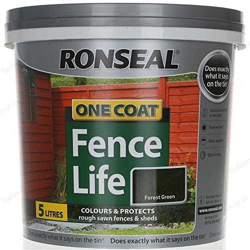 Ronseal One Coat Fence Forest Green 5 Litre