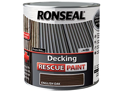 Ronseal Decking Rescue Paint English Oak 2.5 Litre